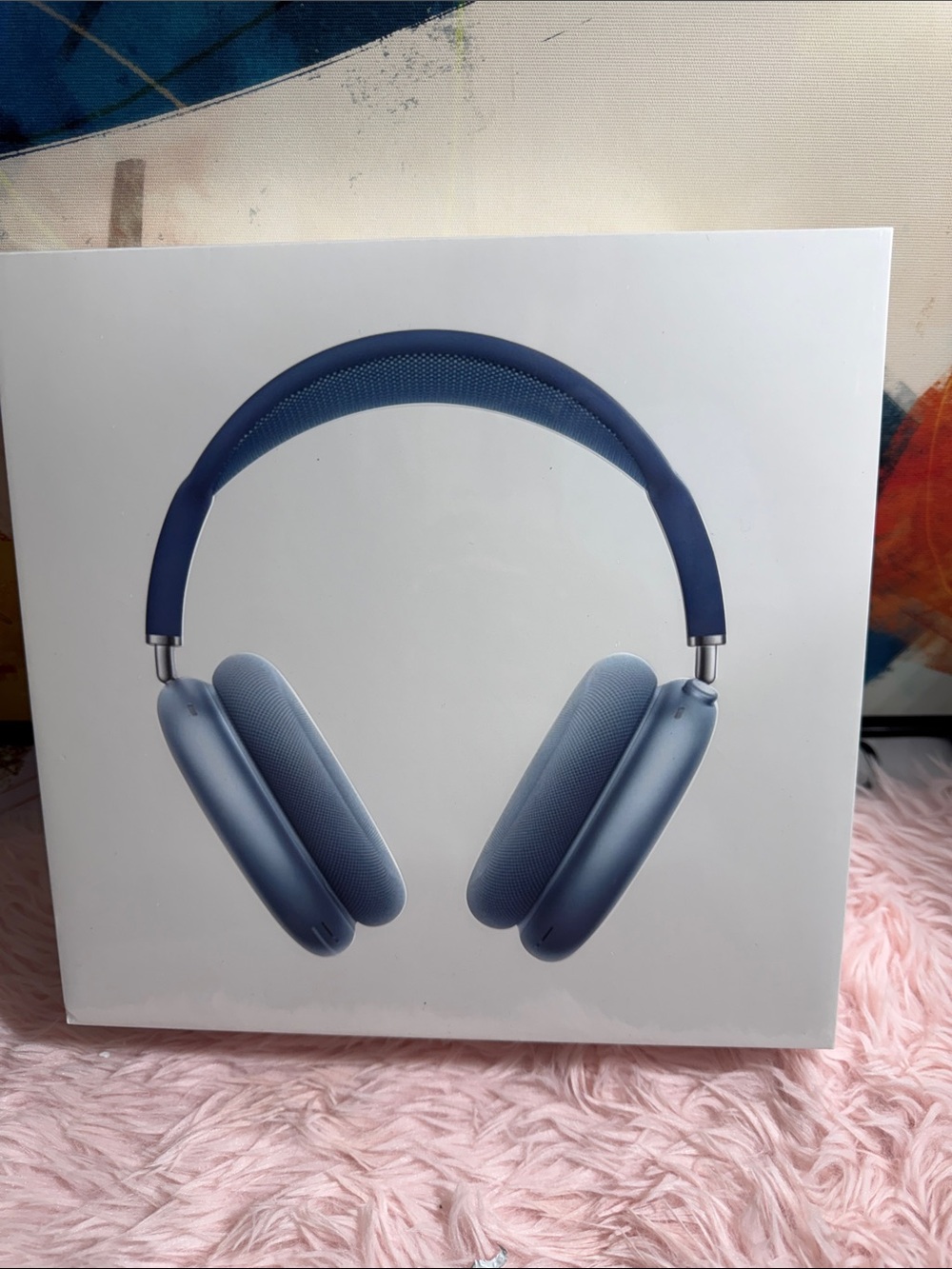 Apple Blue Over-Ear Wireless Headphones